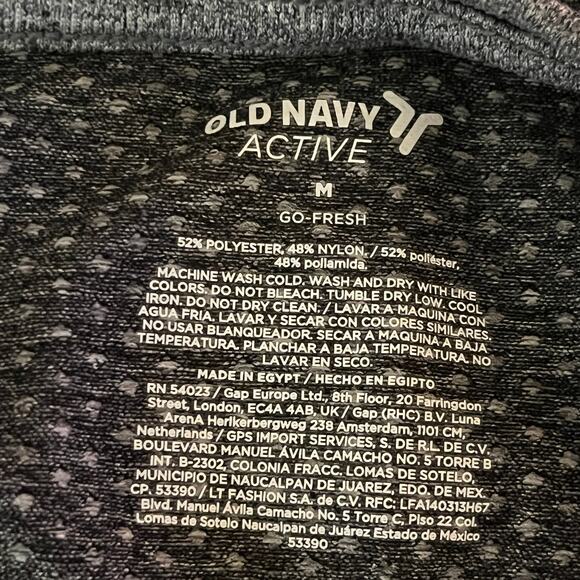 Old Navy Active Men's Gray Short Sleeve Crewneck Workout T-Shirt Size M NWT - Picture 4 of 6